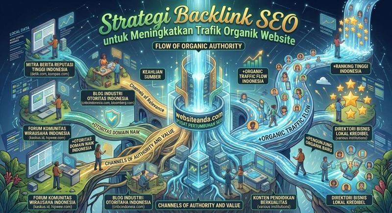 Strategi Backlink SEO untuk Meningkatkan Trafik Organik Website