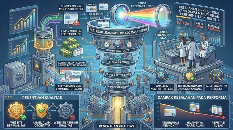 Kesalahan Link Building yang Dapat Menurunkan Performa Backlink SEO