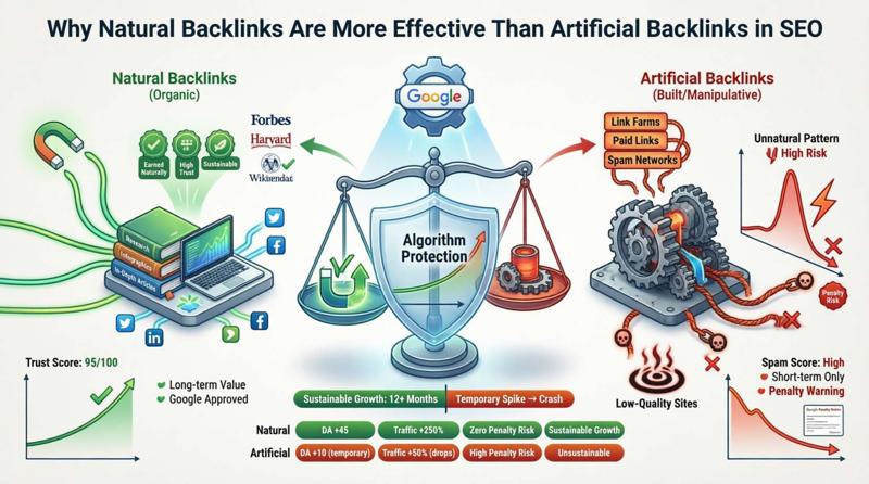 Mengapa Backlink Alami Lebih Efektif Dibandingkan Backlink Buatan dalam SEO